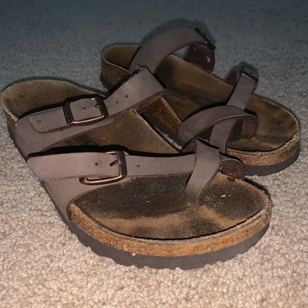Girl’s leather Birkenstocks